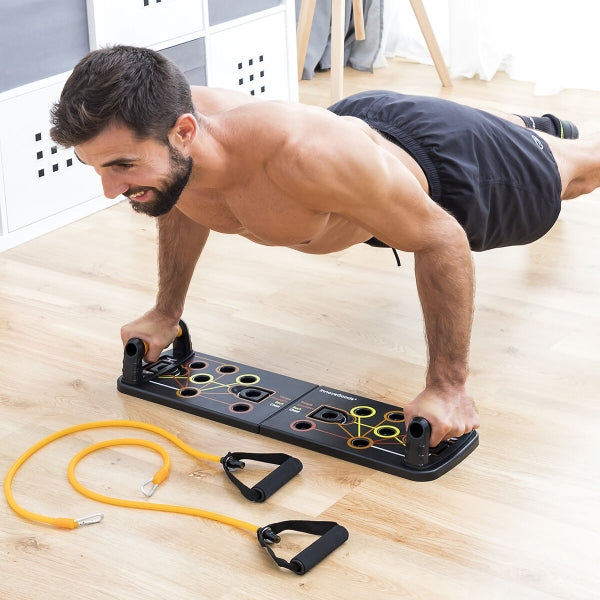 PUSH-UP BOARD with Resistance Bands PULSHER™️