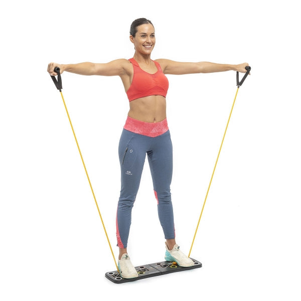 PUSH-UP BOARD with Resistance Bands PULSHER™️